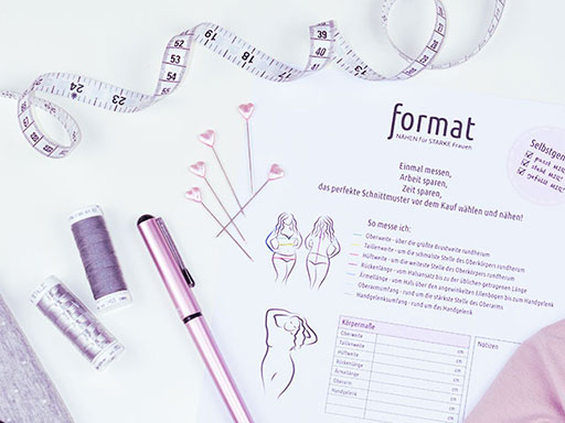 Hol dir deine Masstabelle für grosse Größen