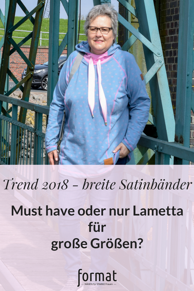 Breite Satinbänder für Plus Size Hoodies?