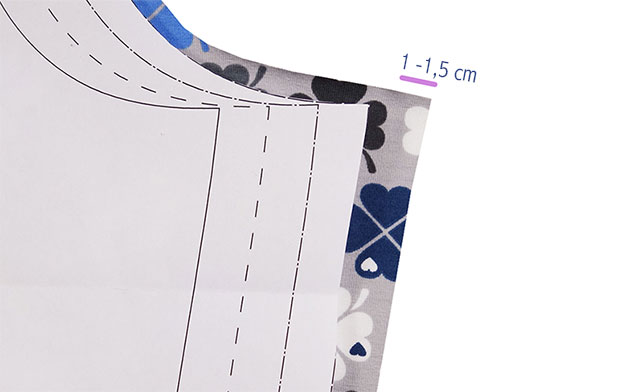 Schnittmusteranpassung an Oberweite und Ärmel 