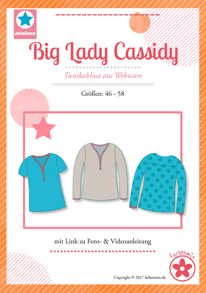 Plus Size Schnittmuster - Big Lady Cassidy Bluse