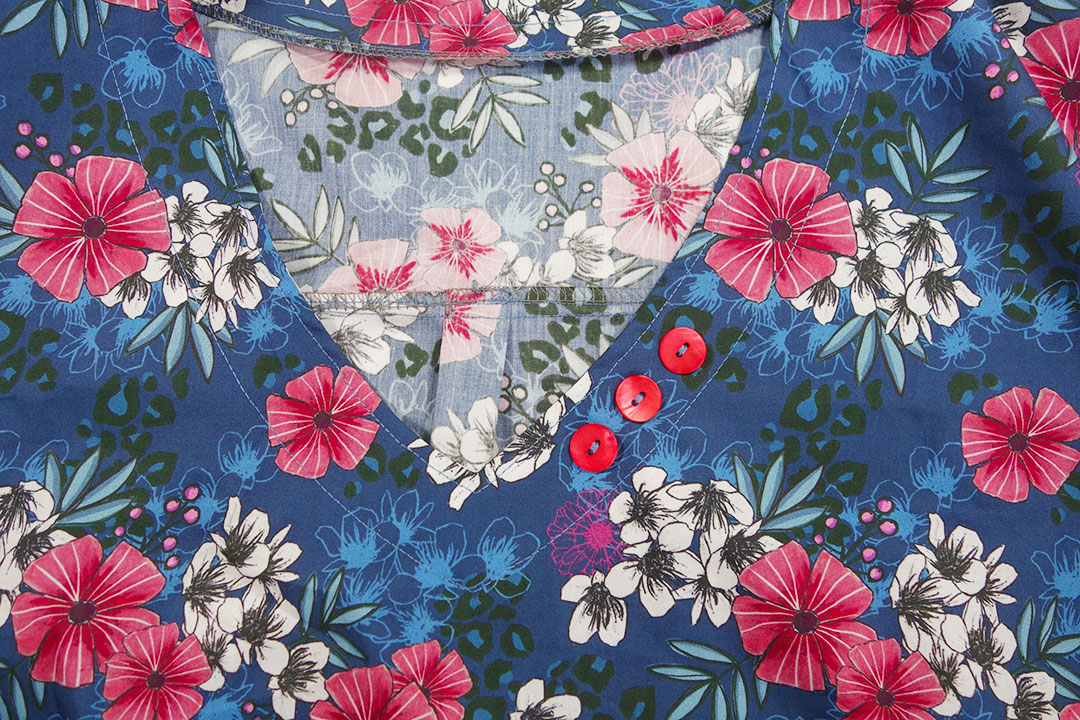 Bluse mit V-Ausschnitt nähen