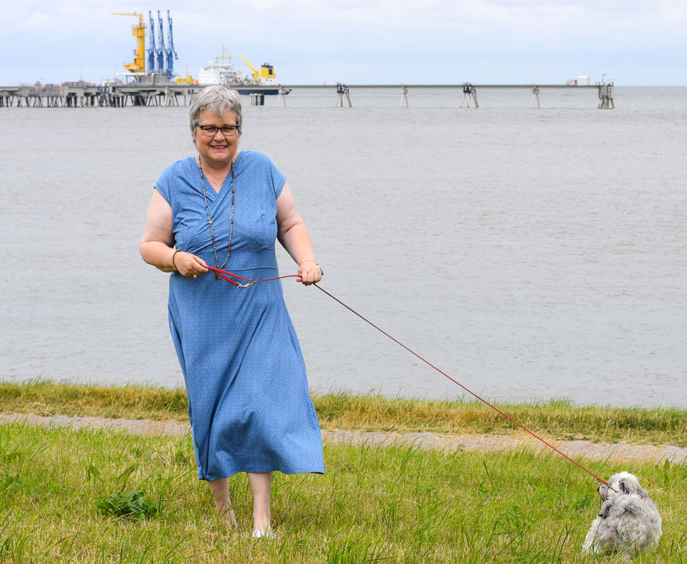 Plus Size Kleid mit Wickeloberteil nähen