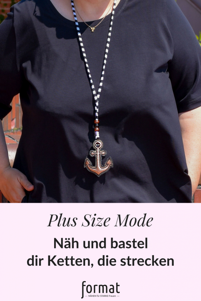 Lange auffällige Halsketten selbermachen