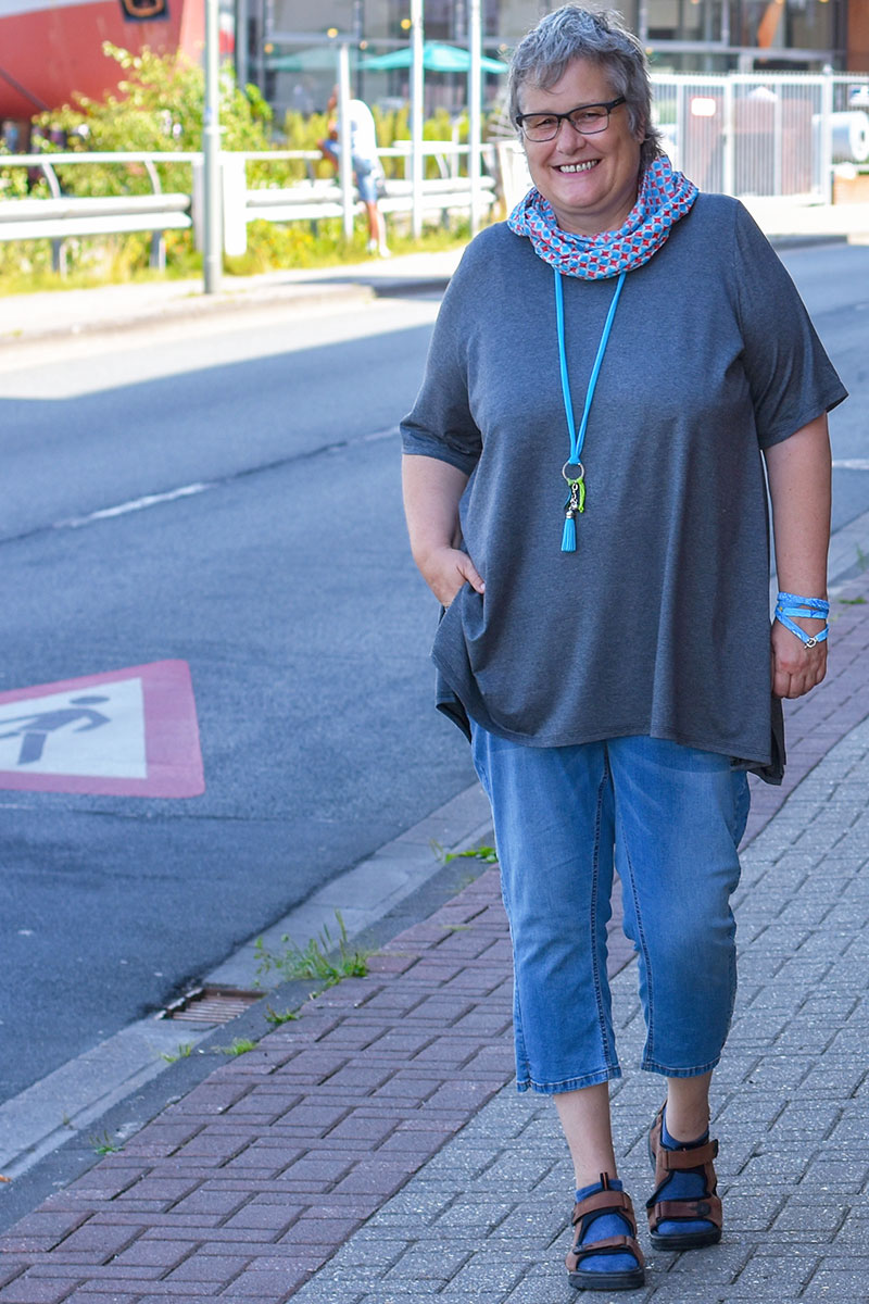 Zipfel-Tunika-Shirt für große Größen: Big Lady Indira