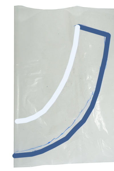 Schnittmuster für eine neue Passe erstellen