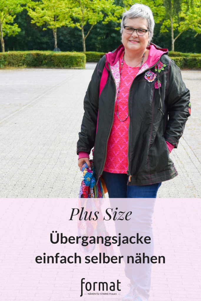 Übergangsjacke für große Größen nähen