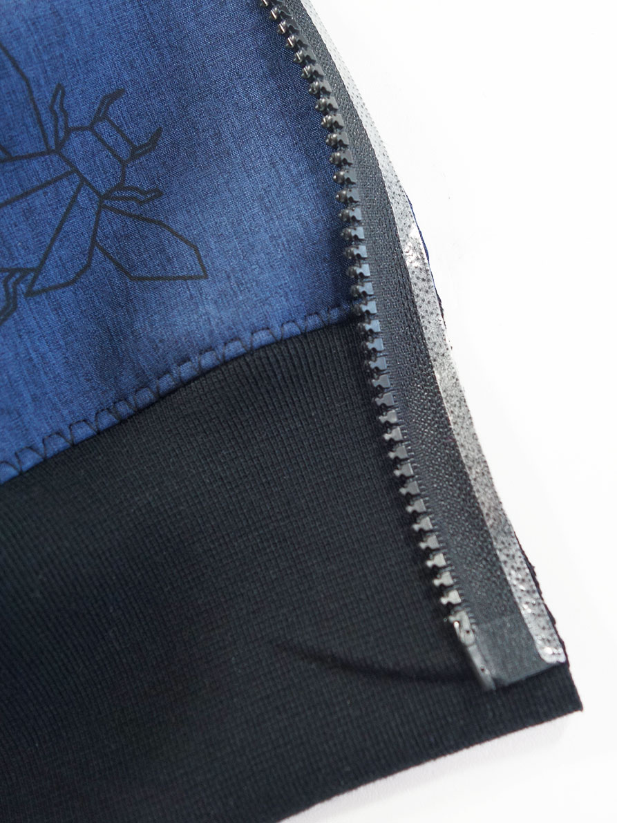 Reißverschluss mit Stylefix einkleben