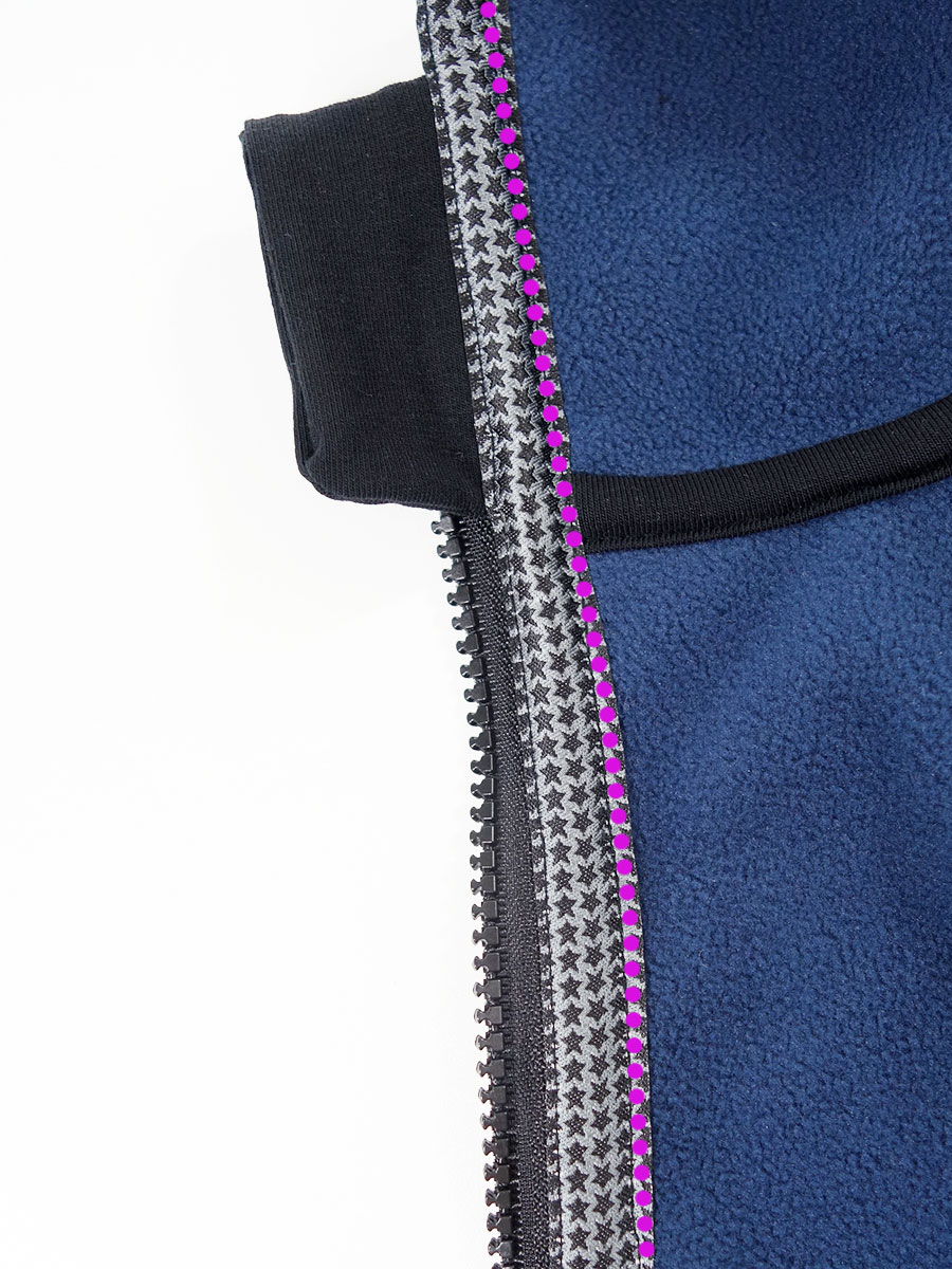 Webband als Beleg aufnähen