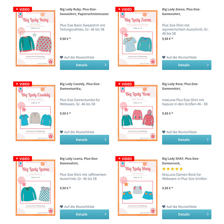 Schnittmuster für große Größen – wie entstehen sie?