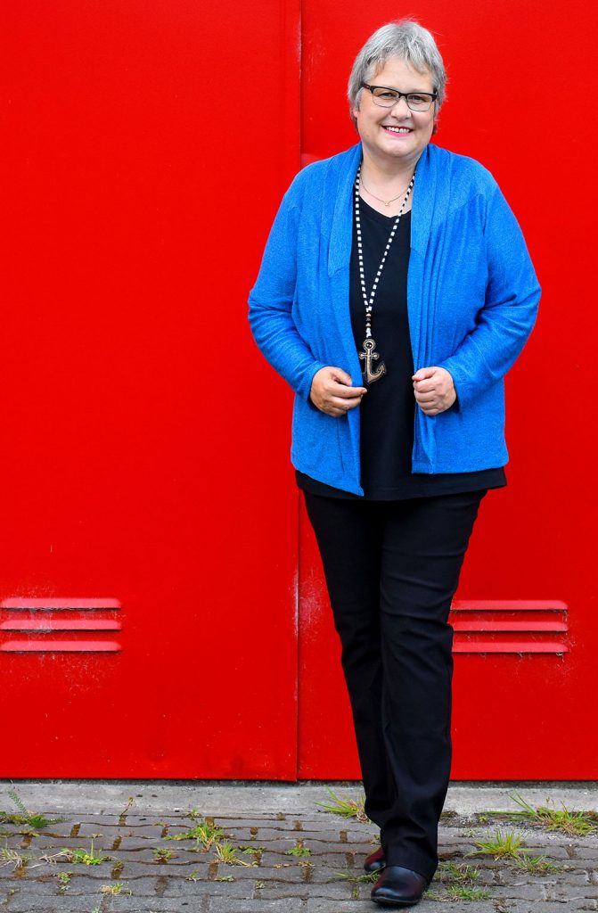 Strickjacke nach dem schnitt Ana XL selber nähen