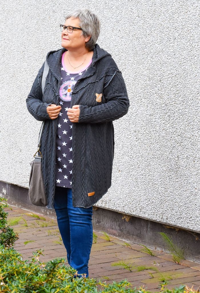 Strickmantel einfach selbernähen