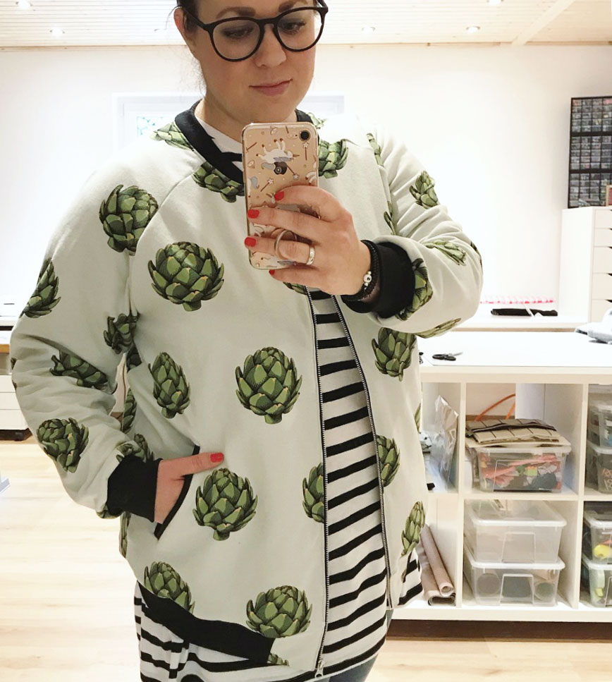 Große Stoffdesigns für große Größen