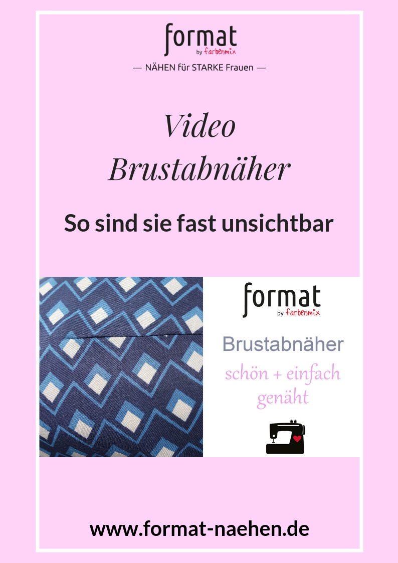 Brustabnäher einfach genäht - Video