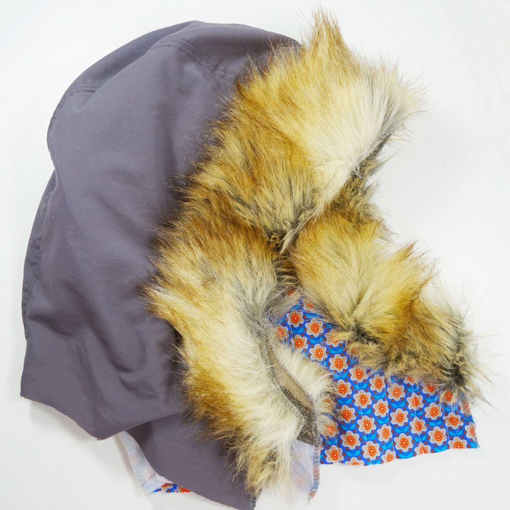 Kapuze mit Fellrand einfach nähen