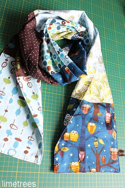 Patchworkschal einfach selber nähen