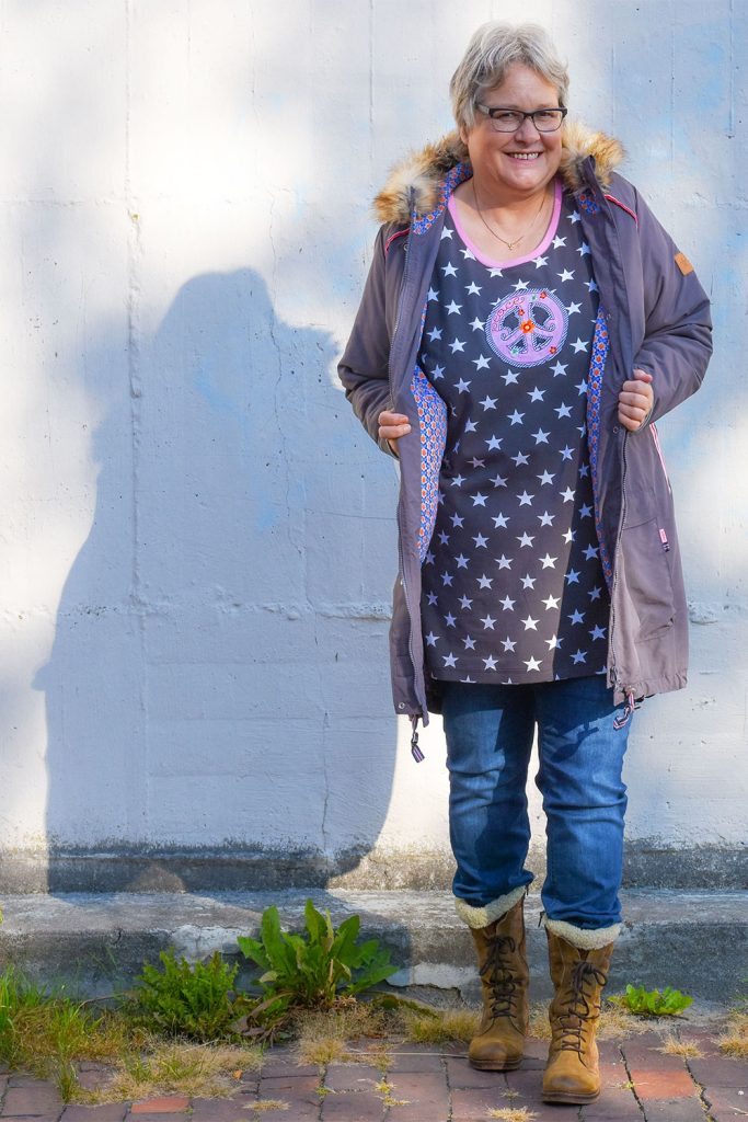 Parka unkompliziert für große Größen nähen