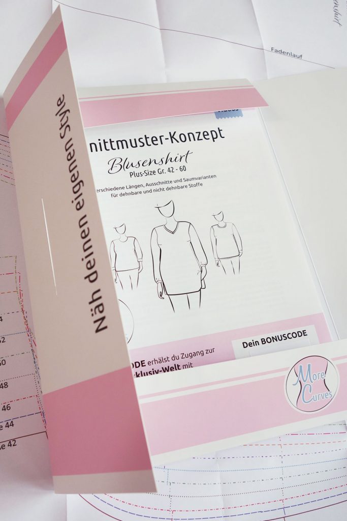 Schnittmusterkonzept für große Größen