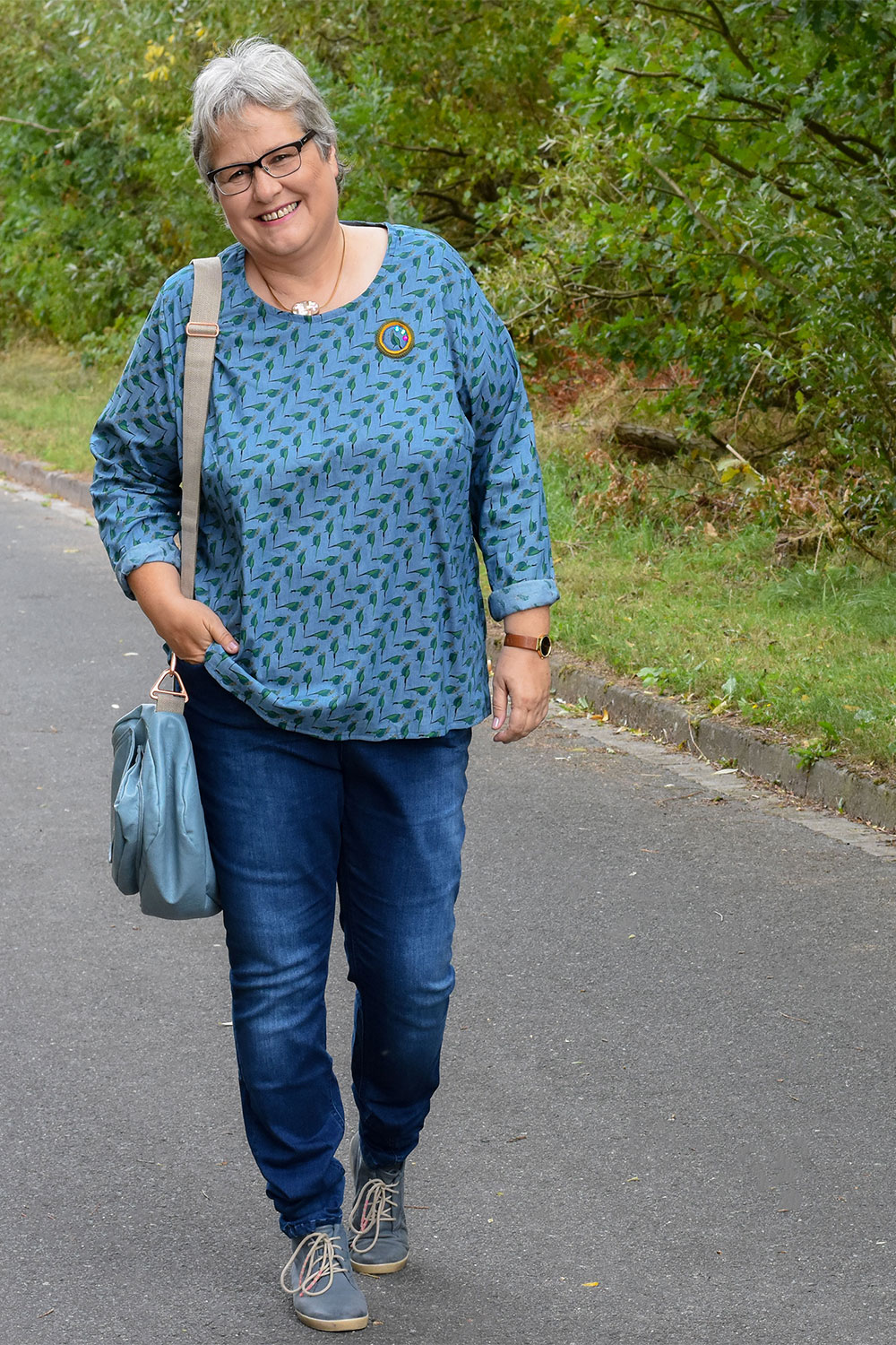 Schnittmuster Blusenshirt für große Größen