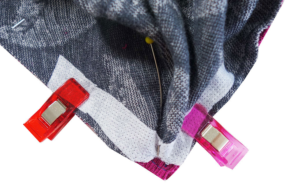 V-Ausschnitt sauber nähen