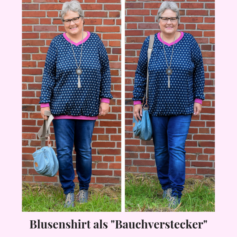 Blusenshirt – die ideale “Bauchverstecker”-Variante