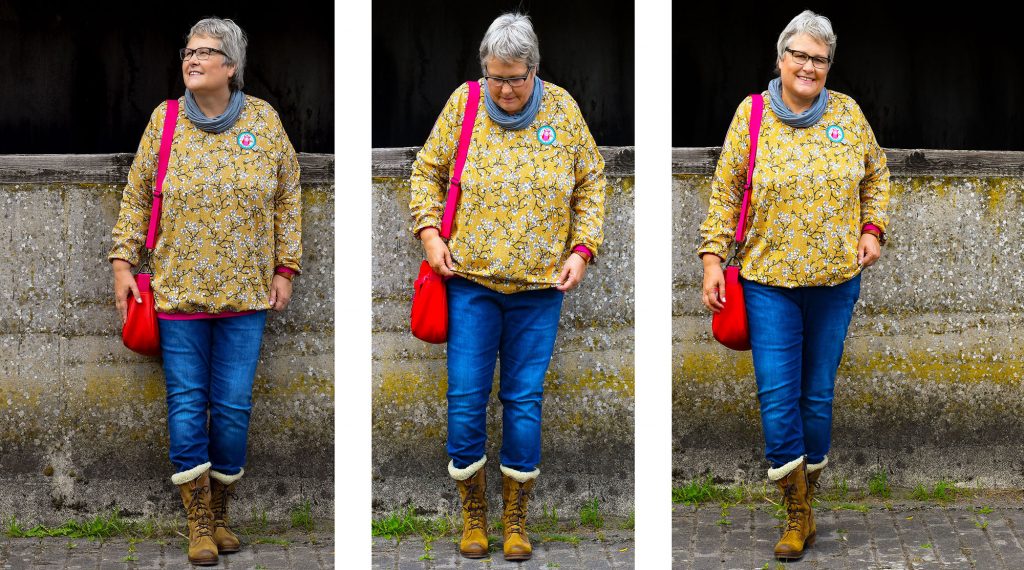 Blusenshirt zum Hochshoppen