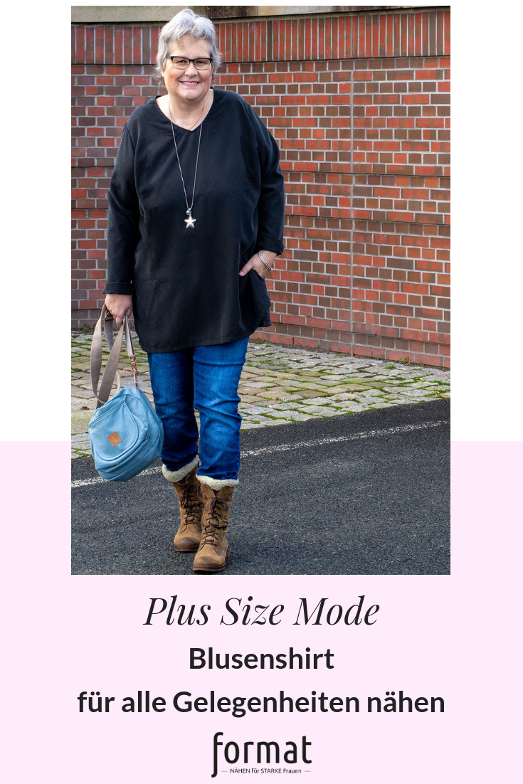 Plussize Schnittmuster Blusenshirt als Ebook