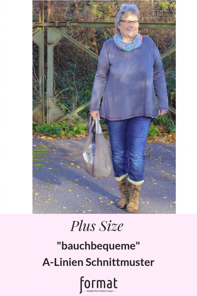 A-Linien-Oberteile für grosse Größen anpassen