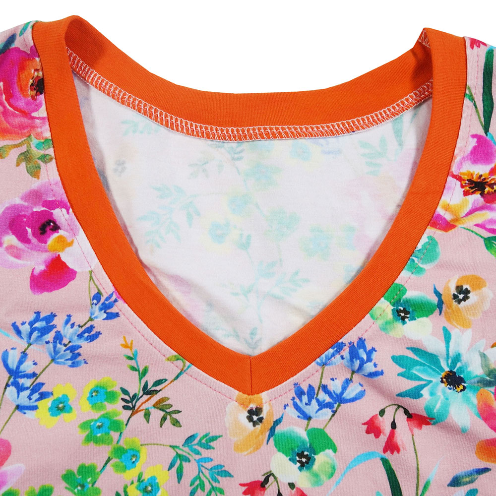 V-Ausschnitt mit Bündchen nähen