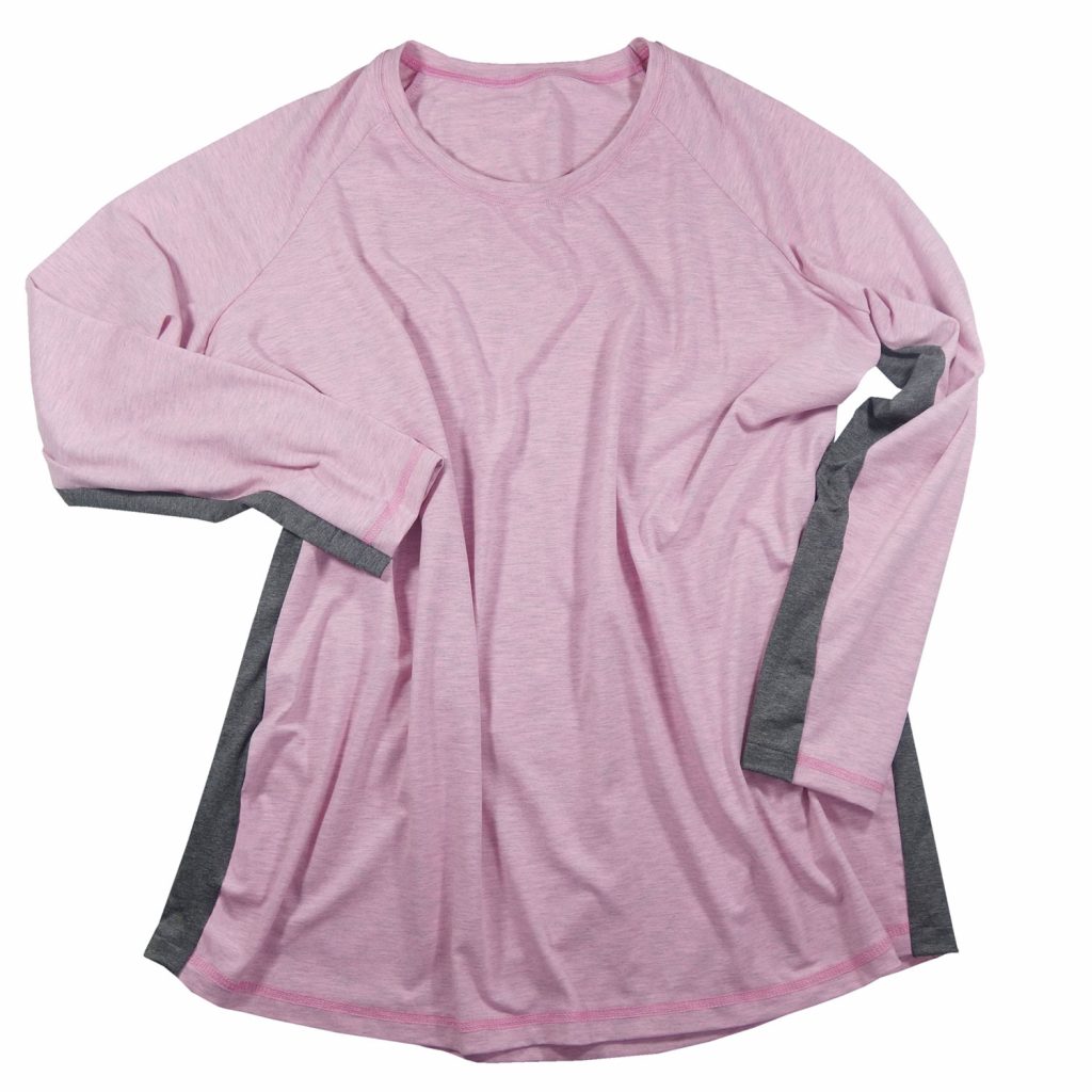 Shirt mit farbigen Seitenstreifen nähen 