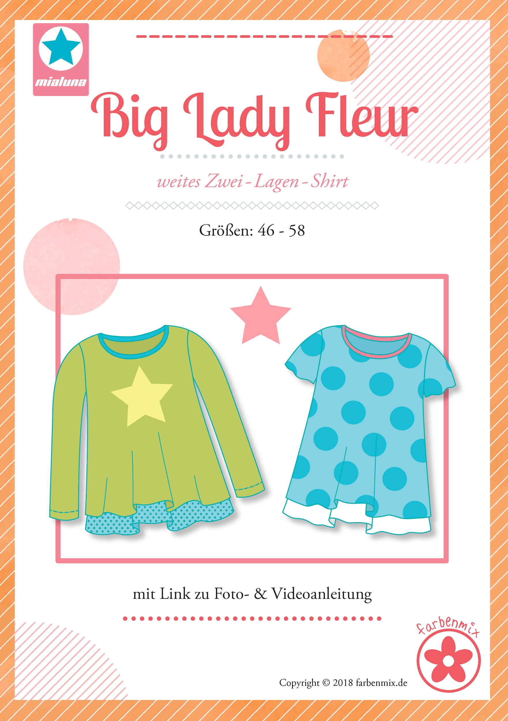 Plus size Schnittmuster Big Lady Fleur