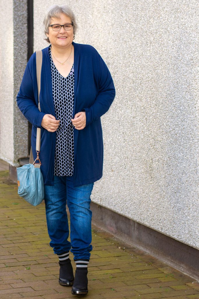 Plussize Cardigan selber nähen