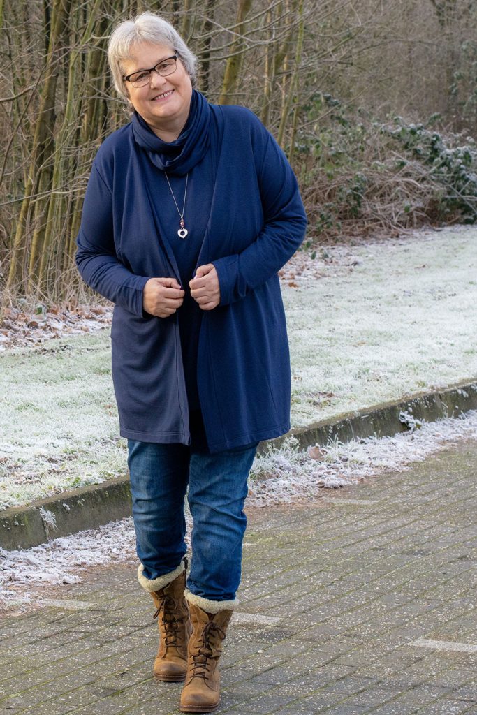 Twinset selber nähen für große Größen