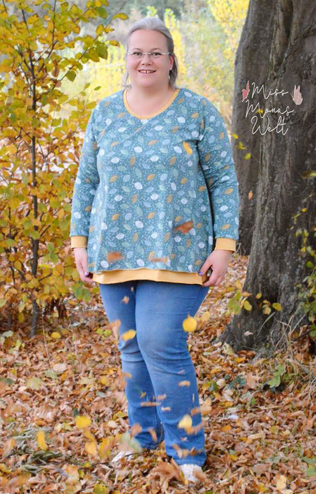 Gedoppeltes Shirt für große Größen