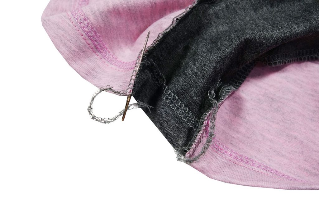 Overlockraupen versäubern