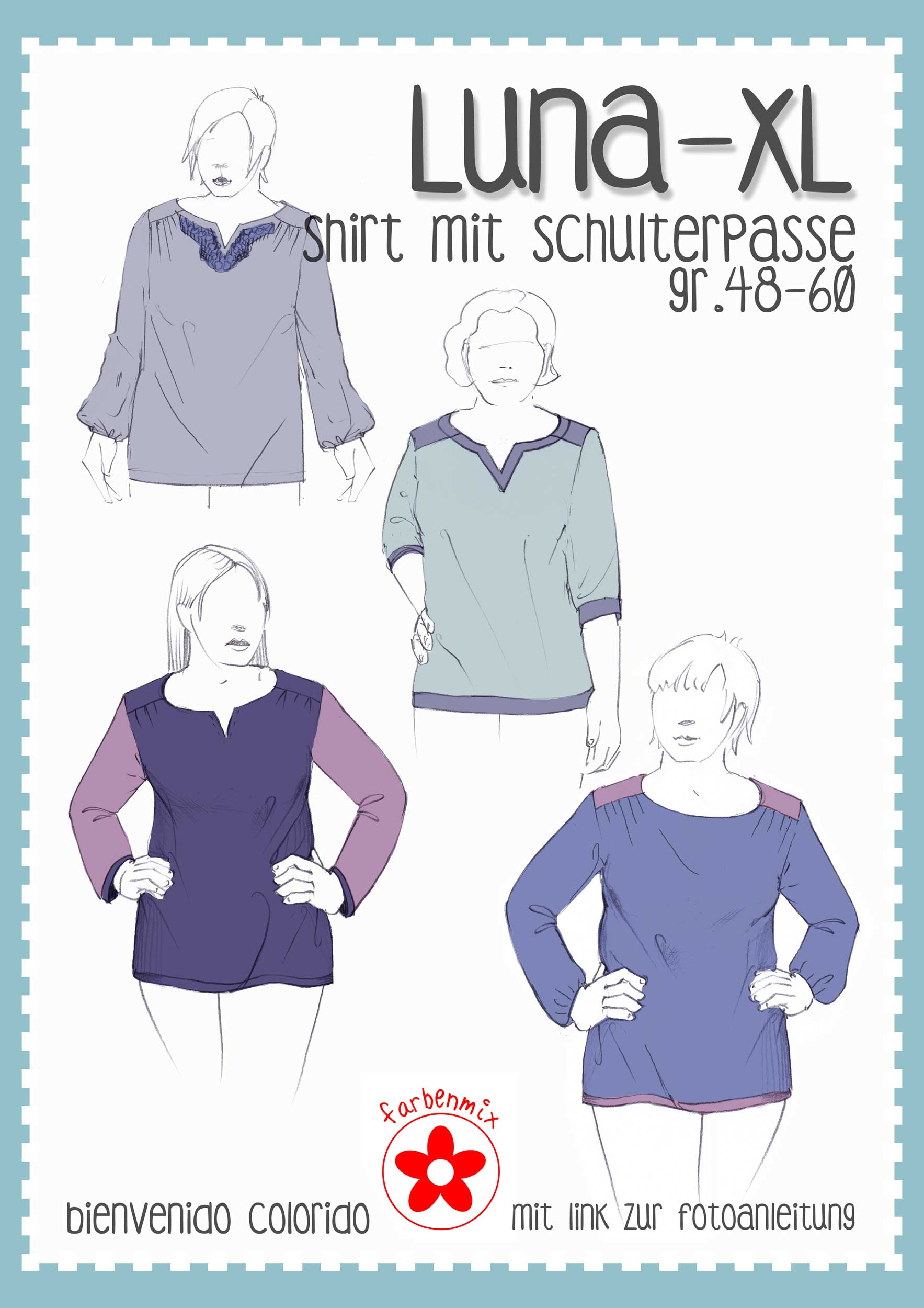 Plus size Schnittmuster Luna XL