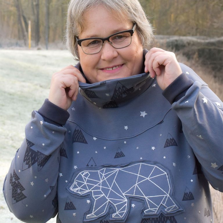 Panel-Stoffe für größere Größen nähen