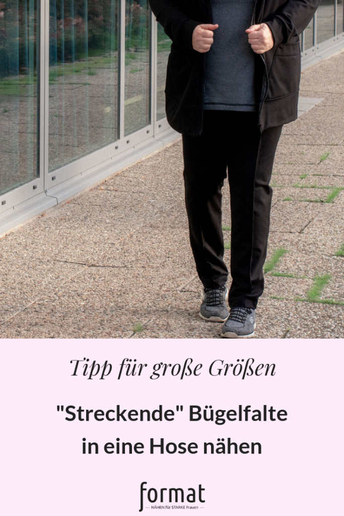 Tutorial: Bügelfalten in eine Hose nähen