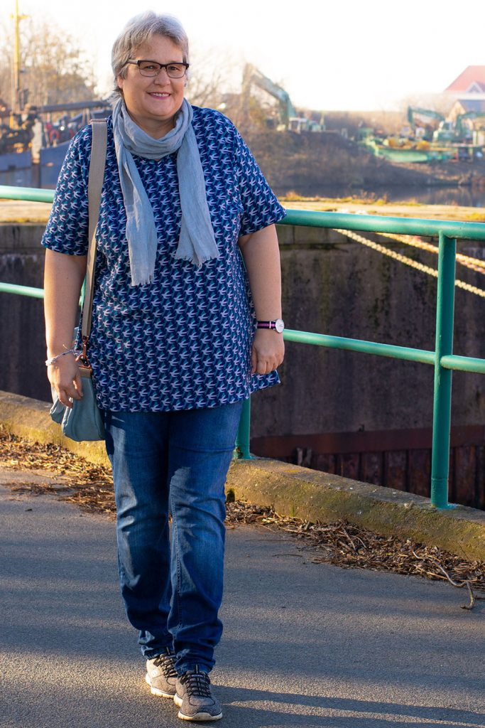 Blusenshirt mit kurzen Ärmeln nähen