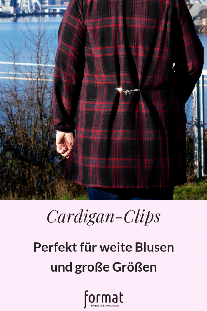 Cardigan-Clips für große Größen