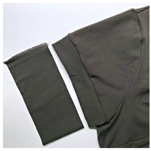 Ärmelbündchen ansetzen