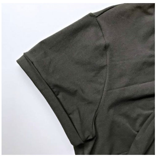 Kurze Ärmel mit Umschlagbündchen nähen