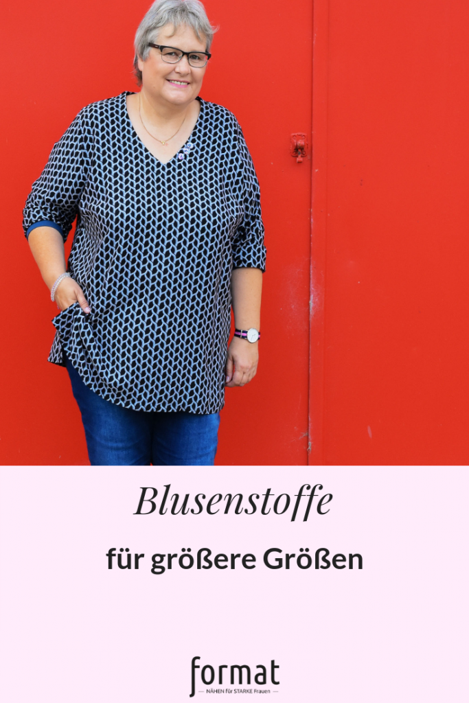 Blusenstoffe für größere Größen