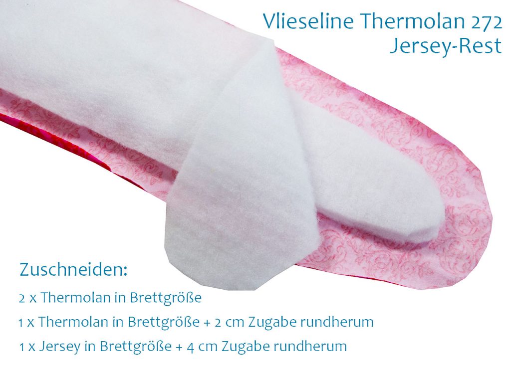 Material Bügelbrett neu beziehen