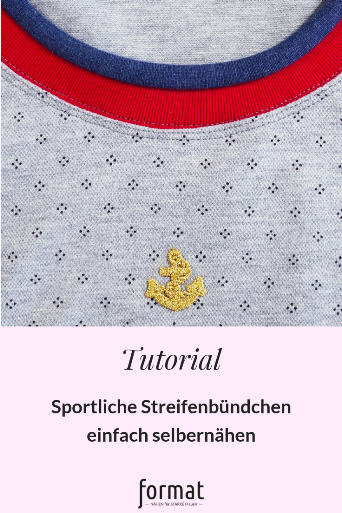 Streifenbündchen einfach selber nähen