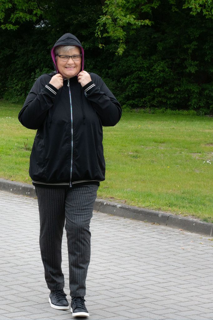 Regenblouson aus Micro-Softshell