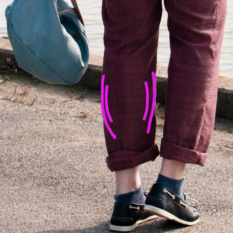 Schnittmuster-Anpassung für kräftige Waden