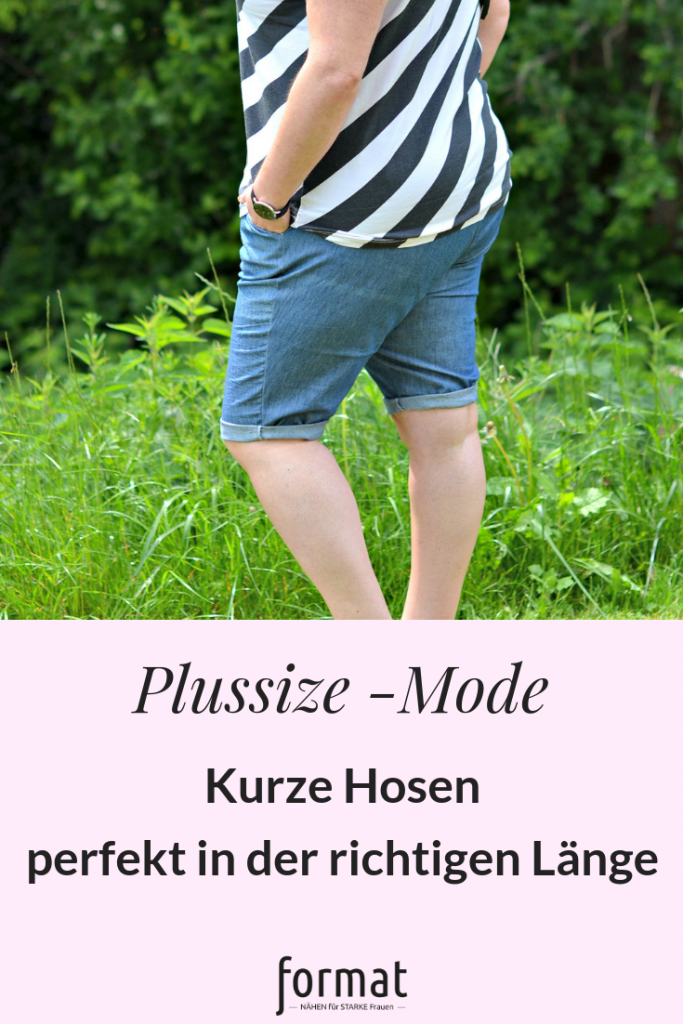 Kurze Hosen für plus-size Figur