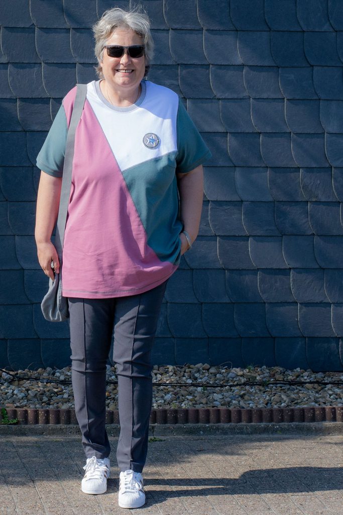 Tutorial für einen Stoffmix für große Größen