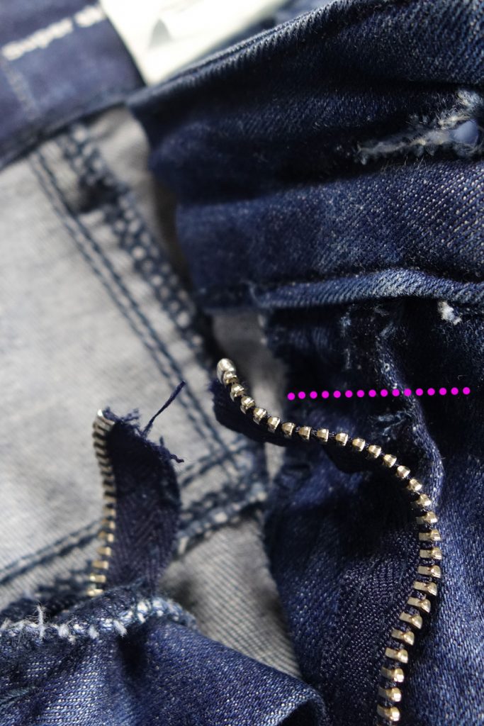Jeansbund abtrennen 