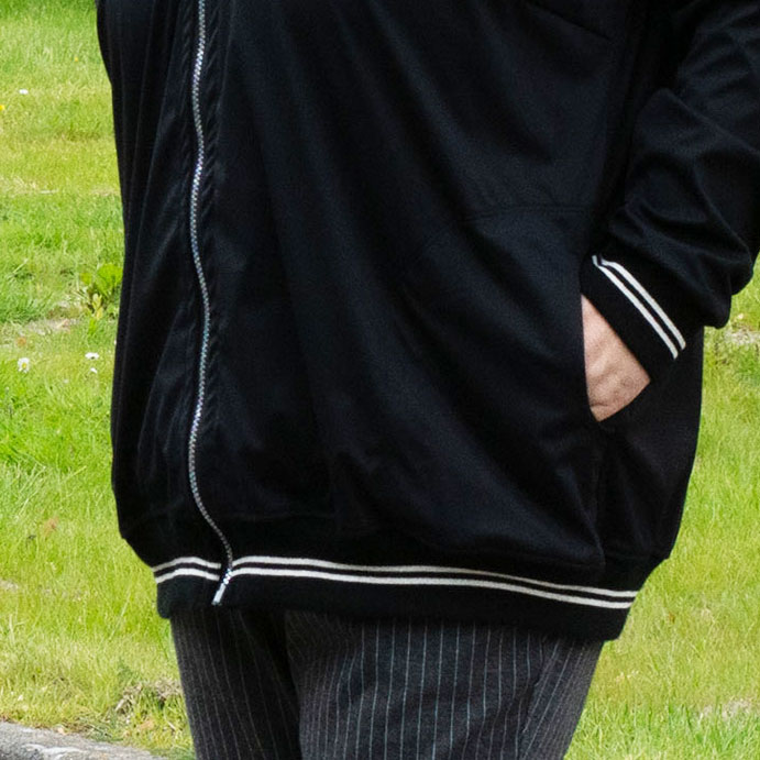 Eingriffstaschen in Softshelljacke